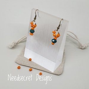 Dangle Mix Beaded Style Drop Earrings